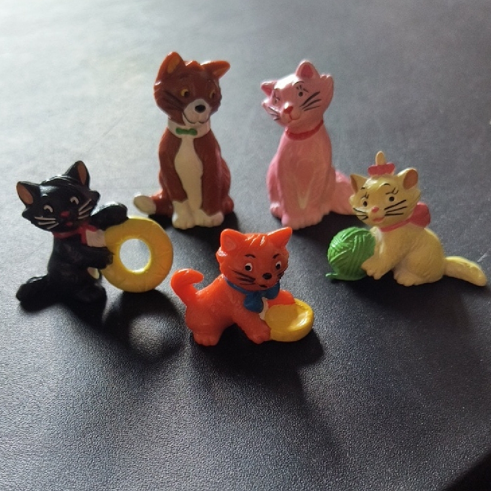 Vintage Bully Aristocats Figurines Set of 5